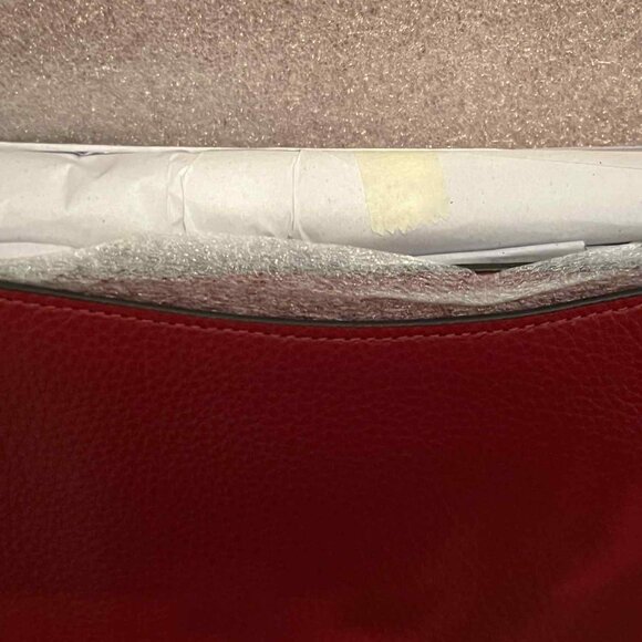 BRAND NEW WITH TAGS COACH CHALK/RED C1429 LEATHER PIECING ELLEN PURSE - Picture 5 of 12